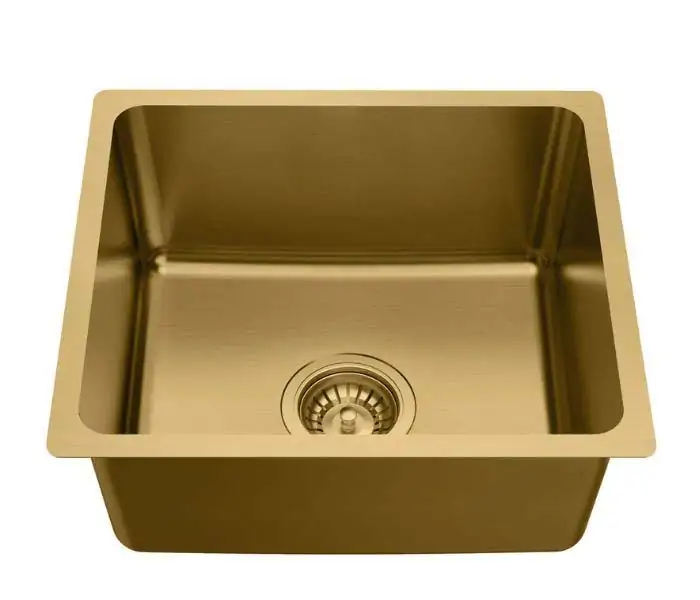 Brass sink